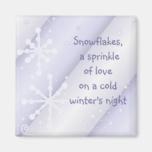 Snöflingor Magnet