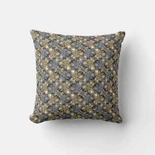 SNÖFLINGOR / MÅNE / SILVER / GULD / / KUDDE