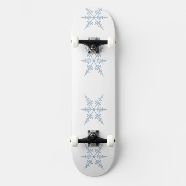 Snöflingor Mini Skateboard Bräda 18,5 Cm (Framsida)