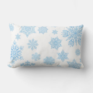 Snöflingor minskar - lumbarkudde