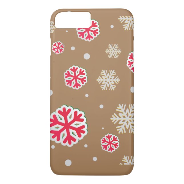 Snöflingor Modern Case-Mate iPhone Skal (Baksida)