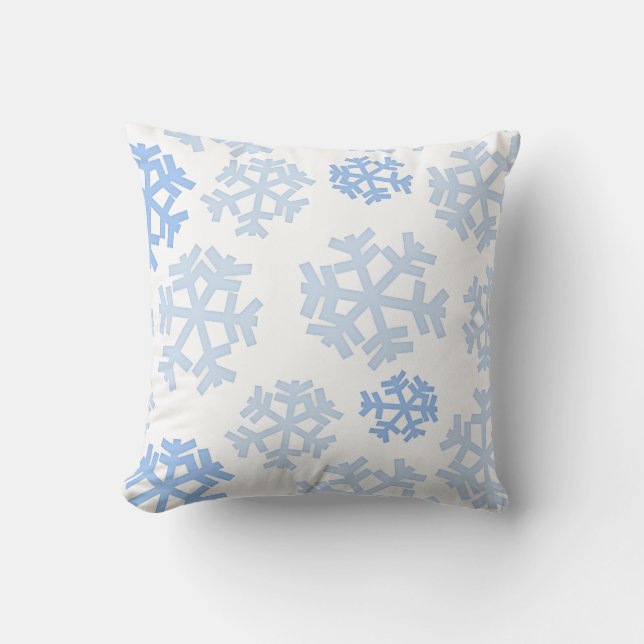 Snöflingor Mönster Kudde (Framsida)