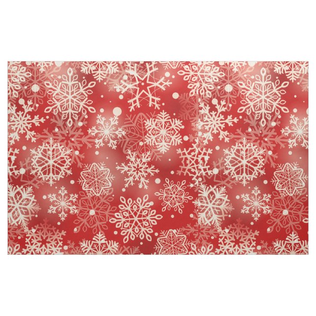 Snöflingor mönster tyg (Fat Quarter)