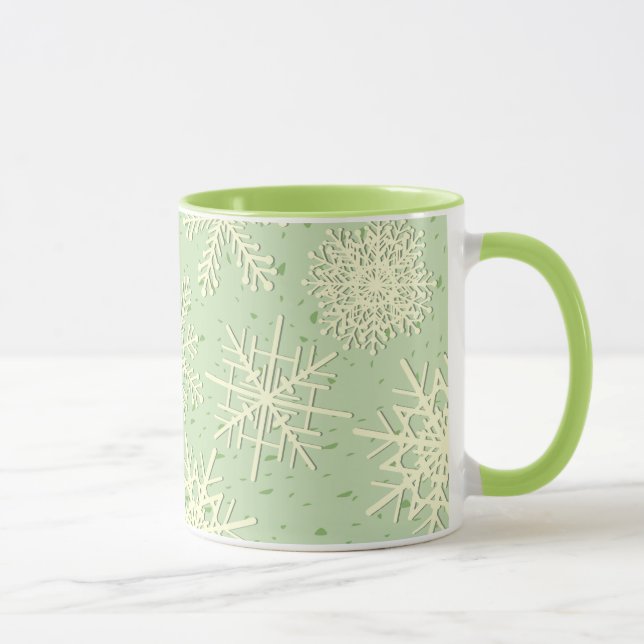 Snöflingor, mugg (Höger)