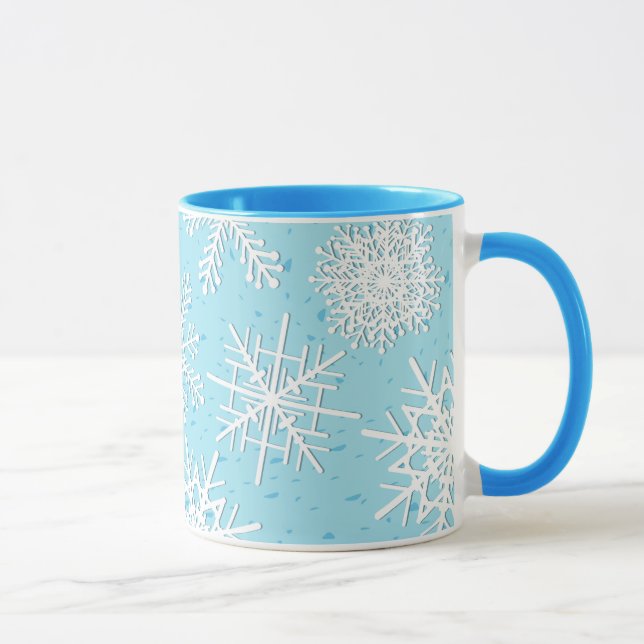 Snöflingor, mugg (Höger)