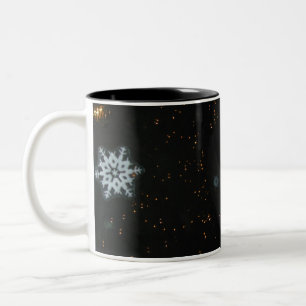 Snöflingor och Ljus mugg