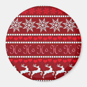 Snöflingor och renar magnet