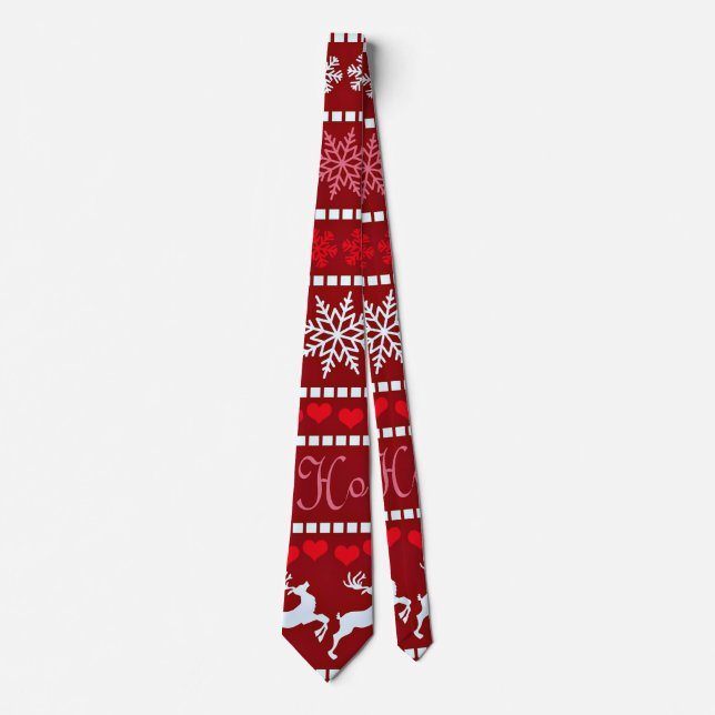 Snöflingor och renar slips (Framsida)