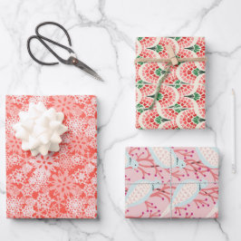 Snöflingor- och turturturduvor - julinsats