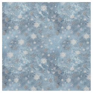 Snöflingor på ett fryst glasfönster tyg