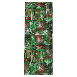 Snöflingor på Grönten Helgdag Vin