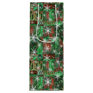 Snöflingor på Grönten Helgdag Vin