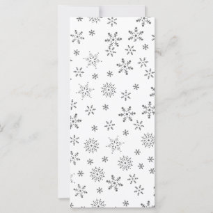 Snöflingor på vit bakgrund