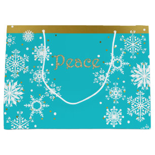 Snöflingor Peace Helgdag Gift Bag