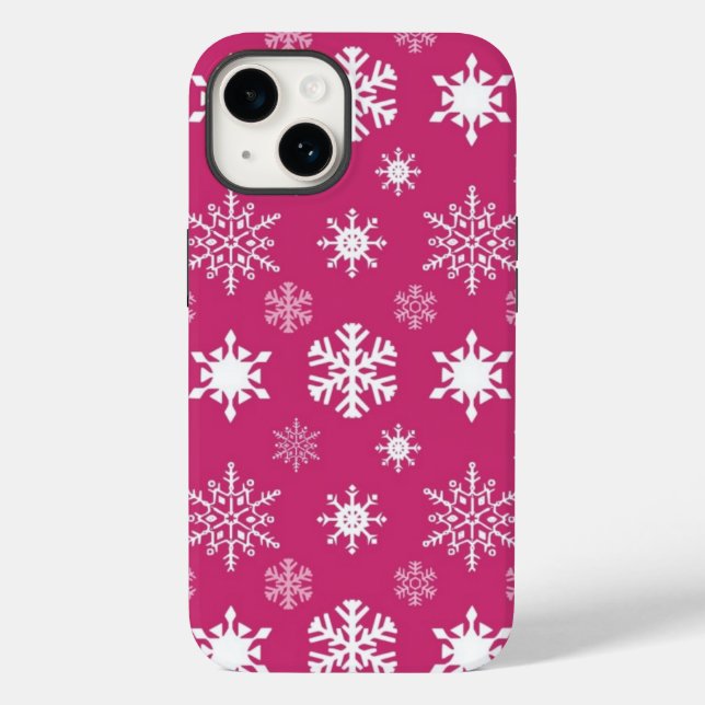 Snöflingor Phone Case (Baksida)