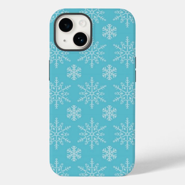 Snöflingor Phone Case (Baksida)