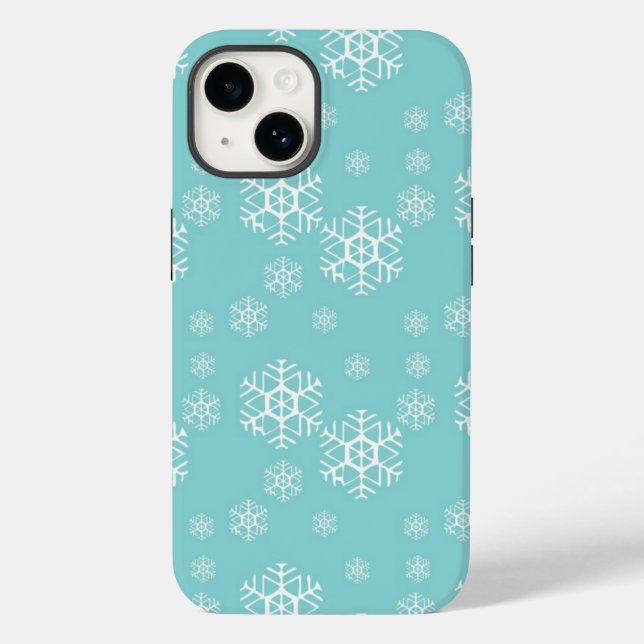 Snöflingor Phone Case (Baksida)