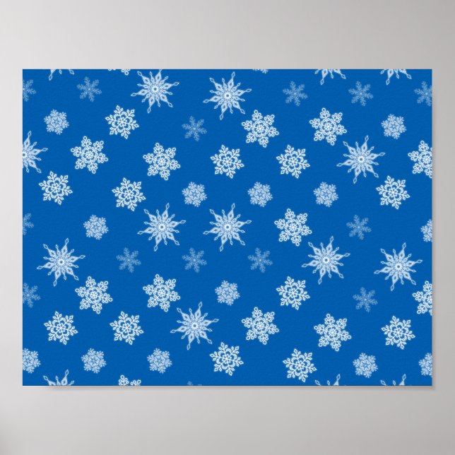 Snöflingor Poster (Framsidan)