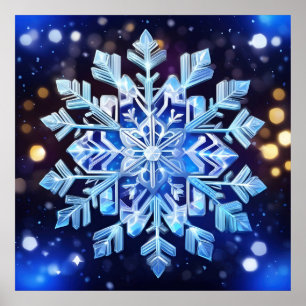 Snöflingor Poster