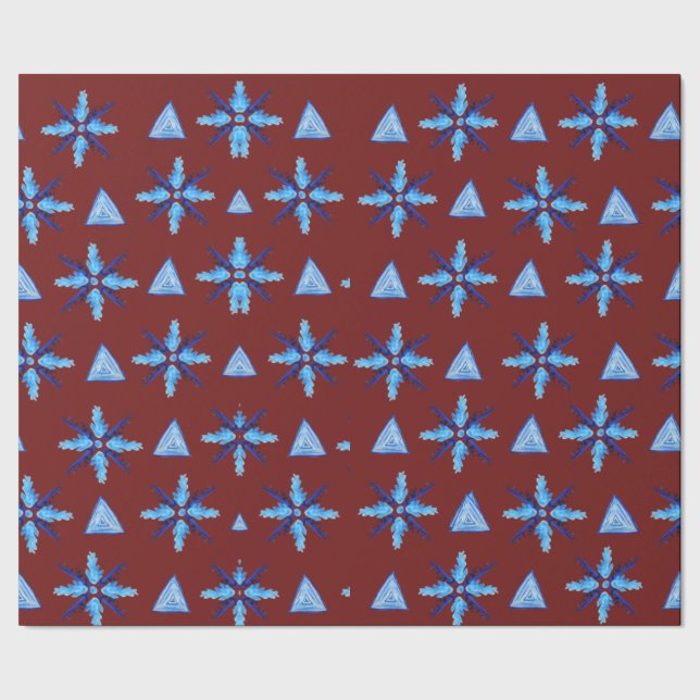 Snöflingor Presentpapper (Seam)