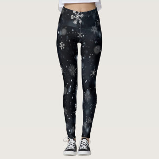 Snöflingor Snö Leggings
