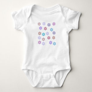 Snöflingor Söt baby/toddler-bodysuit Tee Shirt