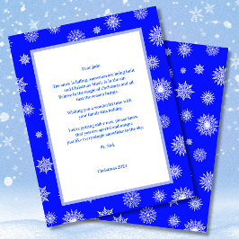Snöflingor St. Nick Brev