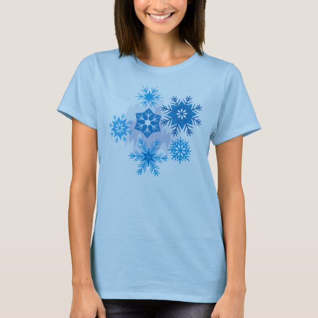 Snöflingor T-shirt (Framsida)
