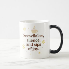 Snöflingor, Tystnad och Klipp av Glädje | Mysig Vi Magisk Mugg