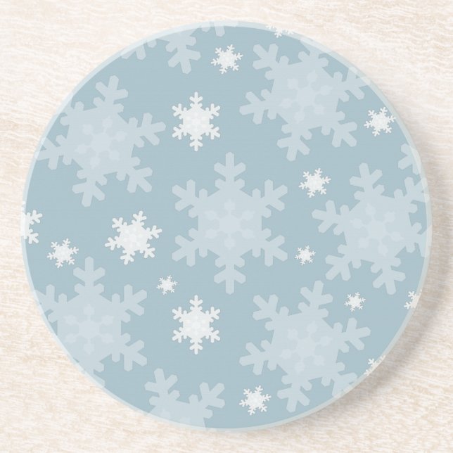 Snöflingor Underlägg Sandsten (Framsidan)