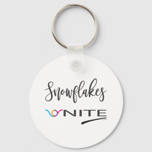 Snöflingor-Unite! Politiska liberala motståndet Nyckelring