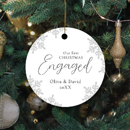 Snöflingor vår första julmålsmetod för skript julgransdekoration