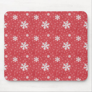 Snöflingor vid julinbjudan till Kväll Napkins Tis Musmatta