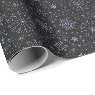 Snöflingor Vintage Jul Presentpapper