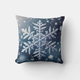 Snöflingor / vinternatt kudde
