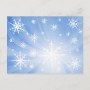 Snöflingor vykort 01