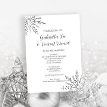 Snöflingor Winter Wedding