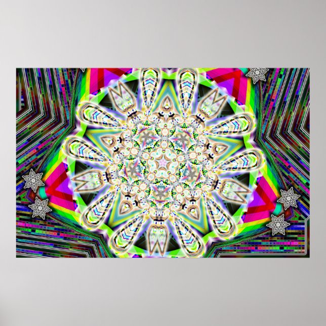 Snöflingseffekt (lägg till ord) poster (Framsidan)