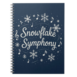 Snöflingssymfoni anteckningsbok