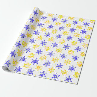Snöflingstemad kaffekopp presentpapper