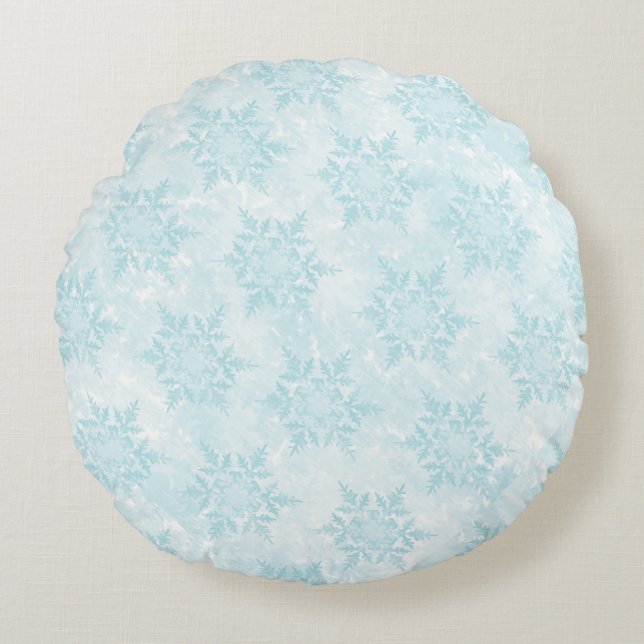SnöFlInOr Rund Kudde (Framsidan)