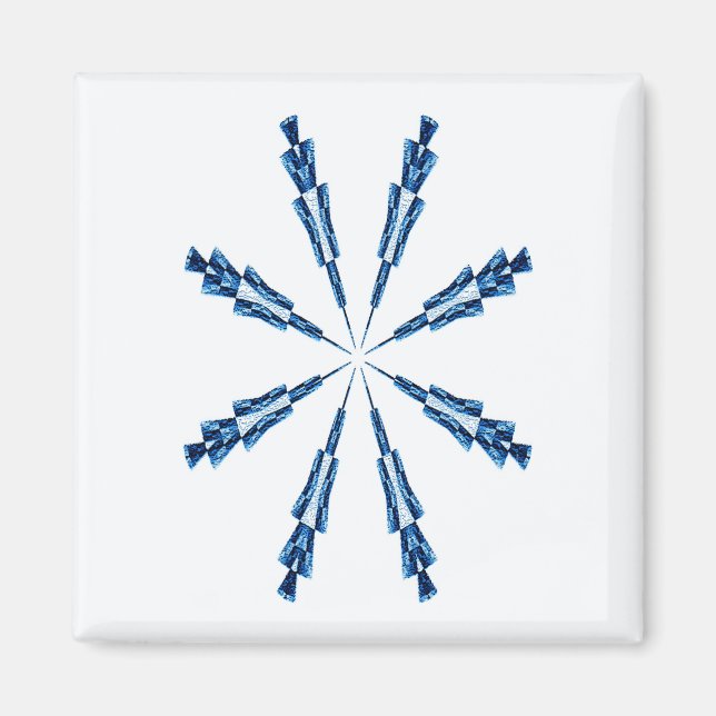 Snöflummel... Magnet (Framsidan)