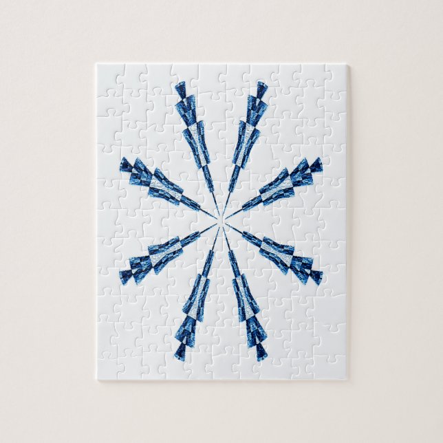 Snöflummel... Pussel (Vertikal)