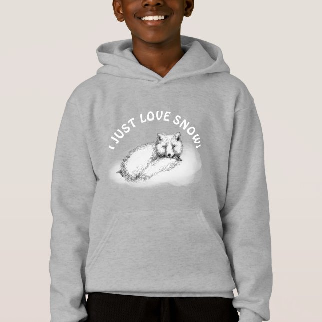 Snöfox T Shirt (Framsida)