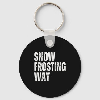 Snöfrostning sätt roligare lärare elev vinter nyckelring