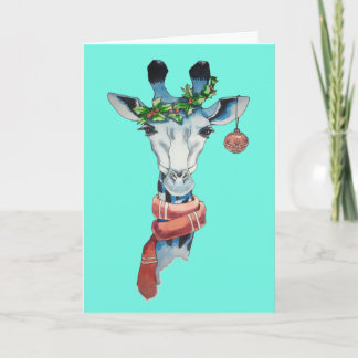 Snögiraff Helgkort
