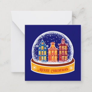 Snöglob Amsterdam By Mini Jul Anteckningskort