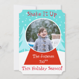 Snöglob Holiday Presentkort Julkort