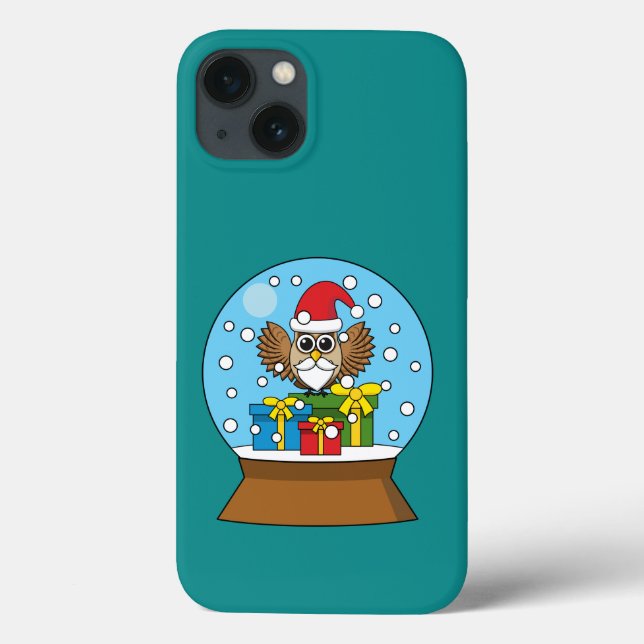 Snöglob med tomte uggla (Baksida)