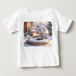 Snöglob Serenitet – Japanskt hus i vinterstil T Shirt